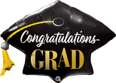 Maxi Congratulations Grad Cap folijski balon