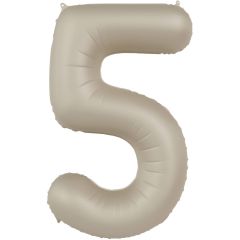 Folija balon broj 5  Creamy Latte