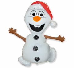 Maxi Happy Snowman folijski balon