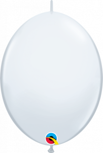 Lateks baloni Q link 15cm White 
