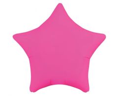 Standard Star Neon Fuchsia folijski balon 
