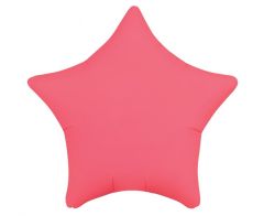 Standard Star Neon Red folijski balon