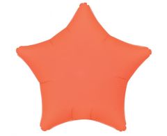 Standard Star Neon Orange folijski balon