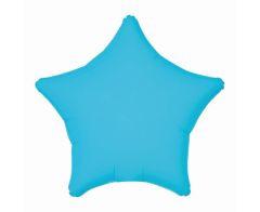 Standard Star Neon Blue folijski balon