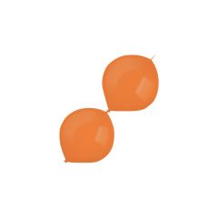 Latex baloni E-Link 30cm Metallic Tangerine