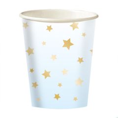 1st Birthday Blue Ombre čaše 250ml