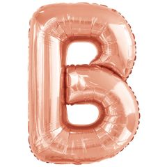 Folijski balon slovo B RoseGold
