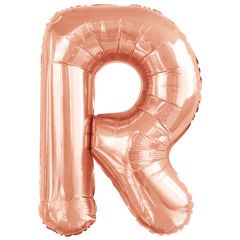 Folijski balon slovo R RoseGold