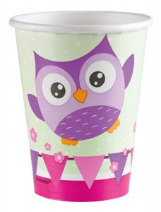 Happy Owl čaše 250ml