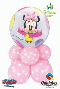 Balonska skulptura Bubble Minnie Mouse Baby