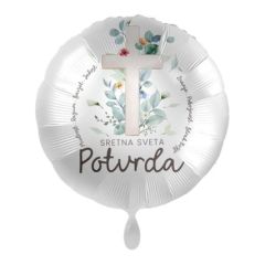 Standard Sretna Sveta Potvrda folijski balon
