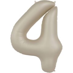 Folija balon broj 4  Creamy Latte