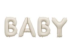Slova Baby Beige folijski balon