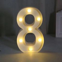Svjetleći Broj 8 - 22cm