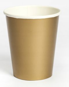 Gold papirnate čaše 250 ml