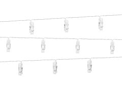 Led photo clips lights clear 1,4m