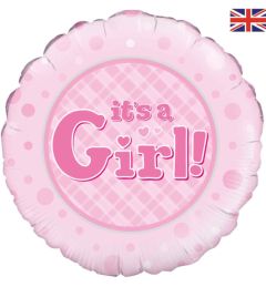 Standard It"s a Girl folijski balon