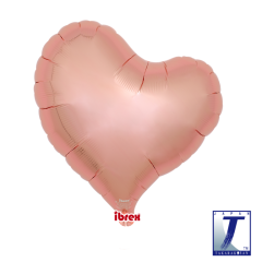 Ibrex "Sweet" Srce 18" Metallic Rose Gold folijski balon