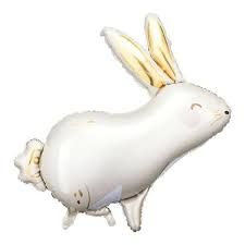 Maxi Rabbit Gold folijski balon