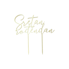 Toper Sretan Rođendan Mramor