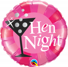 Standard Hen Night Pink folijski balon