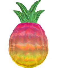 SuperShape Iridescent Pineapple folijski balon