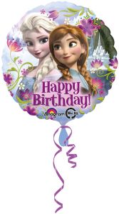 Standard Frozen Happy Birthday folijski balon 