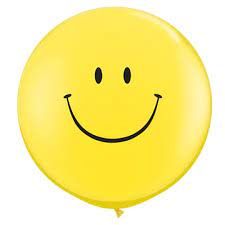 Lateks baloni 90cm Smile Face 1 Kos