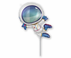 Mini 14"FX Astronaut folijski balon na štapiću