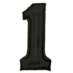 Folija balon broj 1  Silk Lustre Black